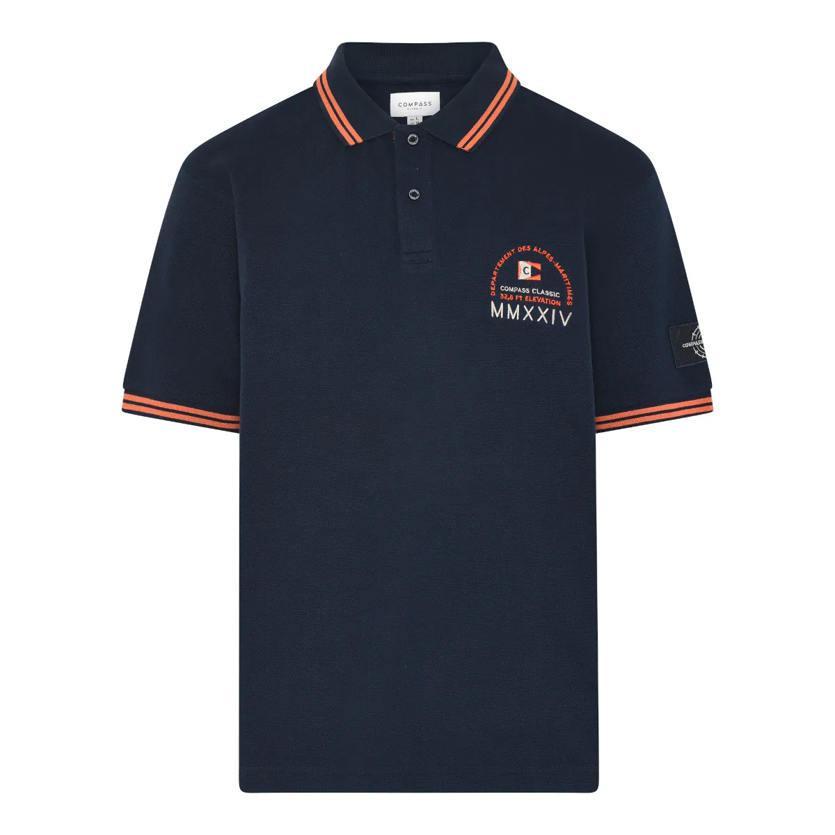 Marineblå polo pique